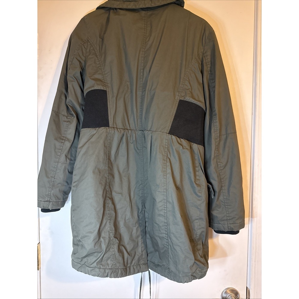 DKNY Army Green Anorak Womens Size Medium - Picture 7 of 8